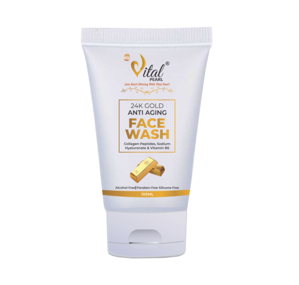 24k gold facewash
